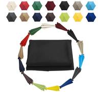 Cauvet de Remplacement du Patio étanche à l'épreuve de Patio 6/8 Couvercle supérieur du Bras pour Un Chiffon de Protection Parapluie de 6,6 Pieds / 9 Pieds / 10 Pieds pour Une Utilisation en Plein