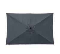 Cauvet de remplacement parapluie lourde - Couvercle de parasol rectangulaire étanche | Sunshade du jardin de protection UV | Couvercle supérieur en porte-à-faux compense en plein air | Protection Shad