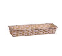 CAV SERVICE-Banneton Rihana rectangulaire en bambou naturel Cav Service - 42 x 10 x 8 cm