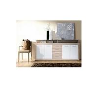 CAVA Buffet bas contemporain décor chene et L 197 cm