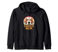 Cavador Dog Mom Retro Vintage Funny Mes Chiens sont Mon Cardio Sweat à Capuche