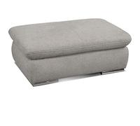 Cavadore Alkatraz Pouf au Design Moderne, Assorti au Canapé d’Angle et au Canapé Panoramique Alkatraz, 101 x 43 x 68 cm, Gris Clair
