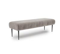 CAVADORE Banc Amba Banc rembourré Tendance 2,5 Places pour Cuisine, Salle à Manger ou Cuisine/Banc de Cuisine Compatible avec Amba 2,5 Places / 139 x 52 x 54 / Microfibre de qualité supérieure :