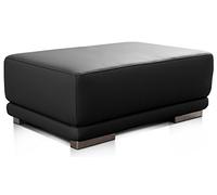 Cavadore Corianne Pouf Rectangulaire en Similicuir, 103 x 41 x 69 cm, Noir