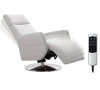 Cavadore Fauteuil TV Cobra avec 2 moteurs électriques - Fauteuil TV électrique avec télécommande - Fonction relaxation - Fonction couchage - Ergonomie S - Charge maximale : 130 kg - 71 x 108 x 82 cm -