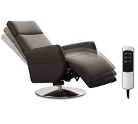 Cavadore Fauteuil TV Cobra avec 2 moteurs électriques - Fauteuil TV électrique avec télécommande - Fonction relaxation - Fonction couchage - Ergonomie L - Charge maximale : 130 kg - 71 x 112 x 82 cm -