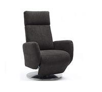 Cavadore Fauteuil TV Cobra avec 2 Moteurs électriques - Fauteuil TV réglable électrique avec télécommande - Fonction Relaxation - Fonction allongée - Ergonomie S - Charge maximale : 130 kg - 71 x 108