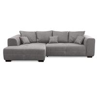 CAVADORE Mavericco Canapé d'angle XXL avec Coussin Gris 285 x 69 x 170 cm