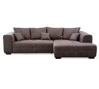 CAVADORE Mavericco Canapé d'angle XXL avec Coussin Marron 285 x 69 x 170 cm
