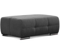 Cavadore Mistrel Pouf avec Revêtement Antitache Soft Clean Facile d’Entretien, Adapté aux Foyers avec Enfants et Animaux, 109 x 42 x 73 cm, Gris Foncé