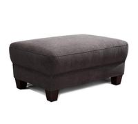 CAVADORE Tabouret Gootlaand - Convient pour Ensemble Maison de Campagne Gootlaand - Tabouret avec Noyau à Ressorts - 101 x 66 x 45 cm - Gris foncé
