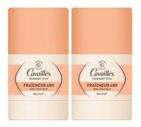 Cavaillès Déodorant Stick Fraîcheur 48H Miel Exotique 2x50 g