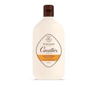 CAVAILLES - Gel douche Peaux Sensibles Surgras Lait et Miel Sans Savon ROGE | Onctueux et Savoureux | Pour un nettoyage doux | le flacon de 400mL | LOT DE 3