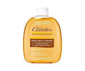 Cavaillès Huile Douche Satinante 250ml - Argan et Extrait de Rose - Peaux Sensibles
