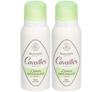 Cavaillès - Mousse Intime Sans Rinçage Hydratante 2x100 ml