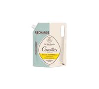 Cavaillès QUOTIDIEN - Eco-Recharge Gel Bain Douche Éclat de Mimosa - Peaux Sensibles, 1L