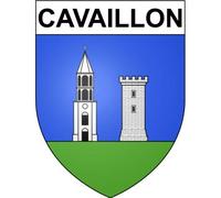 Cavaillon 84 ville Stickers blason autocollant adhésif - Taille : 4 cm