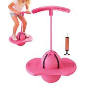 Cavalier avec poignée et pompe à balles - Ballon rebondissant d'équilibre, jouet de saut en hauteur | Château gonflable silencieux pour pour garçons filles maison école salle de jeux parc
