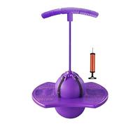 Cavalier avec poignée et pompe à balles - Ballon rebondissant d'équilibre, jouet de saut en hauteur | Château gonflable silencieux pour pour garçons filles maison école salle de jeux parc