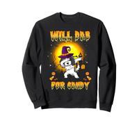 Cavalier Dabbing Dog Will Dab for Candy Funny Halloween Sweatshirt