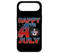 Cavalier Dog American Flag Glasses Happy 4th of July Coque pour iPhone Air