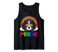 Cavalier Dog LGBT Rainbow Gay Lesbian Funny LGBT Pride Débardeur