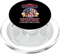 Cavalier Dog This America We Love Dogs 4th of July PopSockets PopGrip pour MagSafe