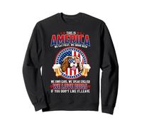 Cavalier Dog This America We Love Dogs 4th of July Sweatshirt