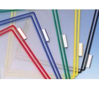 Cavalier H. 50 mm adapté à pochette de présentat. avec insert blanc TARIFOLD