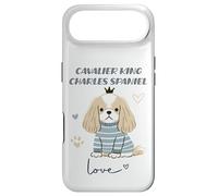Cavalier King Charles Épagneul Dog Love Cute Puppy Crown Coque pour iPhone Air
