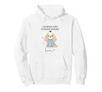 Cavalier King Charles Épagneul Dog Love Cute Puppy Crown Sweat à Capuche