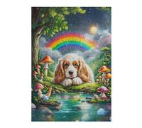 Cavalier King Charles Épagneul Puzzles 300 Pièces pour Adultes Educa Challenge Relaxant Activité De Famille Divertissement Créatif Décoration Moderne 300 PCS