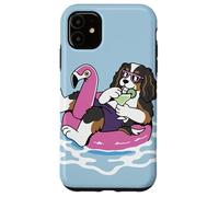 Cavalier King Charles Flotteur de Piscine Flamant Rose Fête d'été Coque pour iPhone 11