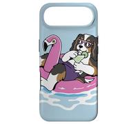 Cavalier King Charles Flotteur de Piscine Flamant Rose Fête d'été Coque pour iPhone Air