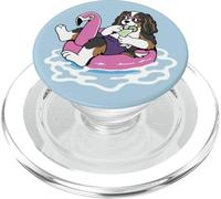 Cavalier King Charles Flotteur de Piscine Flamant Rose Fête d'été PopSockets PopGrip pour MagSafe