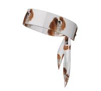 Cavalier King Charles Spaniel, Bandeau de Sport à Nouer derrière la tête, Bandeau Multi-usages pour Hommes et Femmes