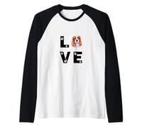 Cavalier King Charles Spaniel Chien Love Cadeau Manche Raglan
