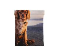 Cavalier King Charles Spaniel Coast Animaux Chiens, Sac de Rangement pour Femmes, Portefeuille supérieur à Presser, Petit Porte-Monnaie, Pochette de Changement