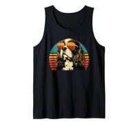 Cavalier King Charles Spaniel Dad Sunset Retro Dog Lover pour Hommes Débardeur