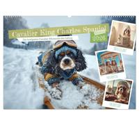 Cavalier King Charles Spaniel. Die lustigsten Cavalier Momente des Jahres. (Wandkalender 2026 DIN A2 quer), CALVENDO Monatskalender: Originelle ... auf charmante und humorvolle Weise einfangen.