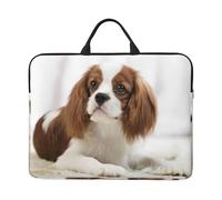 Cavalier King Charles Spaniel Épagneul Brun,Housse pour Ordinateur Portable 14 Pouces, Sacoche pour Ordinateur Portable, Mallette avec poignée