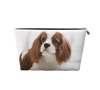 Cavalier King Charles Spaniel Épagneul Brun, Trousse de Toilette Trousse de Maquillage Sac à cosmétiques Trousse de Toilette de Voyage Portable