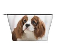 Cavalier King Charles Spaniel Épagneul Brun, Trousse de Toilette Trousse de Maquillage Sac à cosmétiques Trousse de Toilette de Voyage Portable