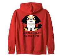 Cavalier King Charles Spaniel Gentle Heart Royal Soul Sweat à Capuche