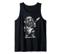 Cavalier King Charles Spaniel Jouant de la Guitare Chien de Noël Débardeur