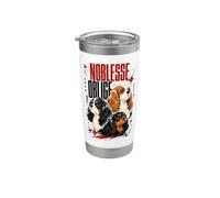 Cavalier King Charles Spaniel Noblesse Oblige Gobelet isotherme en acier inoxydable double paroi