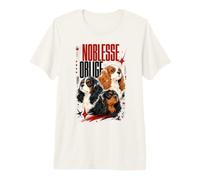 Cavalier King Charles Spaniel Noblesse Oblige T-Shirt Haut de Gamme