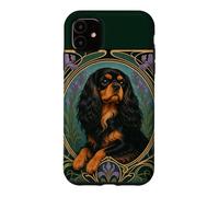 Cavalier King Charles Spaniel Noir et Brun Clair Coque pour iPhone 11