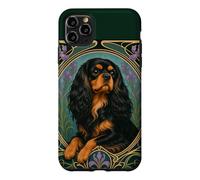 Cavalier King Charles Spaniel Noir et Brun Clair Coque pour iPhone 11 Pro Max