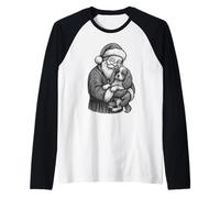 Cavalier King Charles Spaniel Père Noël Chien de Noël Manche Raglan